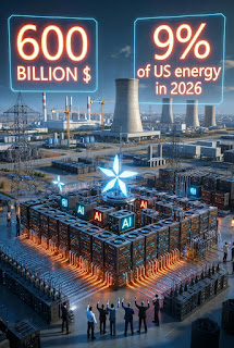 600 MILIARDE $ pe AI în 2026: Data Centers Vor Mânca 9% din Energia SUA – Cum Devii Bogat din Boom-ul Energiei & Infrastructurii!