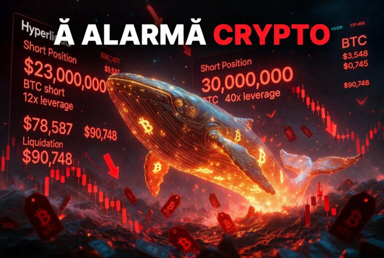 ALARMĂ CRYPTO: Două Balene Deschid Short-uri Masive de 53 MILIOANE $ pe Hyperliquid – Bitcoin Pregătit de Crah? (Update 28 Aprilie 2026)