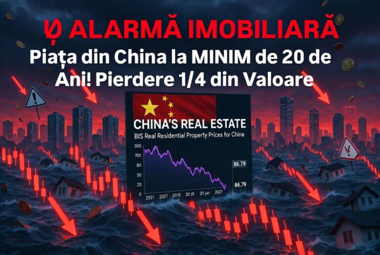 ALARMĂ IMOBILIARĂ: Piața din China s-a Prăbușit la un MINIM al ultimilor 20 de Ani! Pierdere de 1/4 din Valoare – Ce Înseamnă pentru Economie și Investiții în 2026?