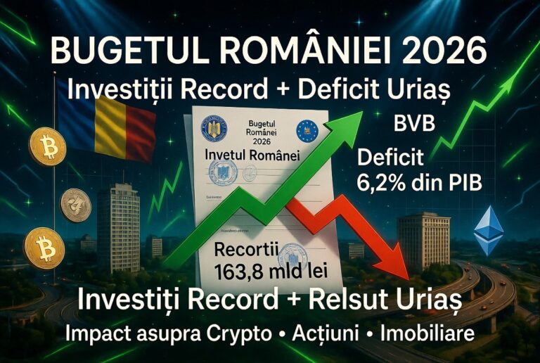 Bugetul României 2026: Investiții Record + Deficit Uriaș – Ce Înseamnă Concret Pentru Portofoliul Tău (Crypto, Acțiuni, Imobiliare)