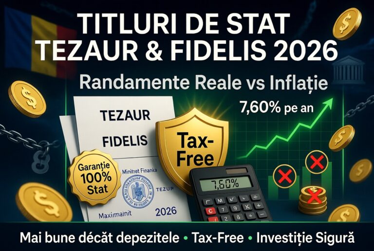 Titluri de Stat TEZAUR & FIDELIS 2026: Randamente Reale vs Inflație + De Ce Bat Depozitele Bancare (Ghid Complet Tax-Free)