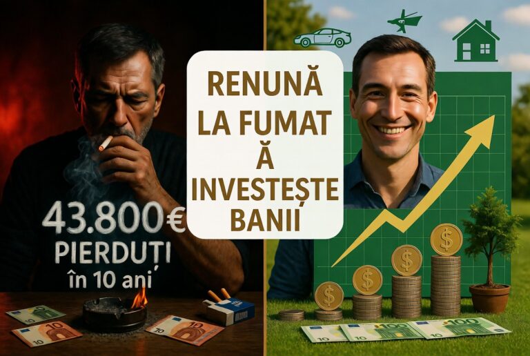 Cât Costă Fumatul în 10 Ani? De la 18.250 € „Arși” la 69.806 € , toți din Contul Tău – Calculul care Te Va Face Să Renunți Astăzi!