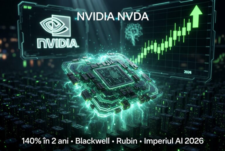 NVIDIA (NVDA): Cum a devenit Imperiul AI cea mai profitabilă investiție din ultimii 2 ani – Analiză completă + Previziuni 2026-2028