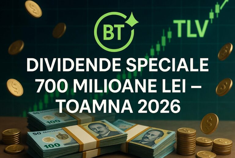 Dividende Speciale de 700 Milioane Lei la Banca Transilvania: Acționarii TLV Primesc Semnalul Clar pentru Toamna 2026